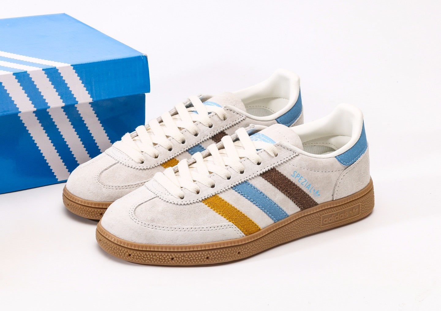 Adidas Spezial Beige/Blue/Brown